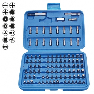 Bity 1/4" PL, PH, PZ, Inbus, T-profil, špeciálna sada - 100 dielov, Condor Werkzeug