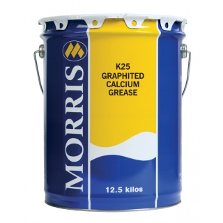 Morris K25, grafitové plastické mazivo, vazelína s veľkou mechanickou odolnosťou, 12,5kg