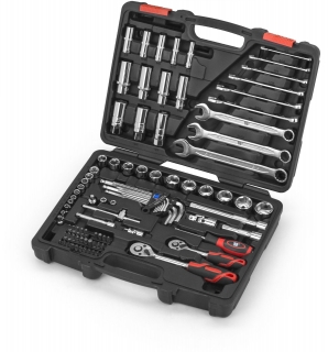 Gola sada 1/4", 3/8", palcové hlavice, 92 dielov, Welzh