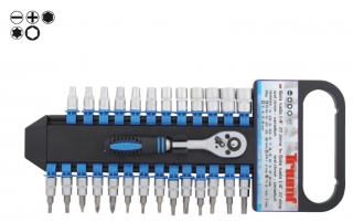 Gola sada 1/4", 6 hrán 4 - 13 mm, v zakladači, 27 dielov, Triumf