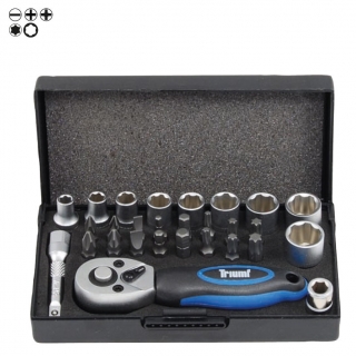Gola sada 1/4", Super-Lock 5 - 13 mm, 28 dielov, Triumf