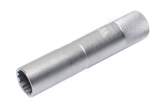 Predĺžená hlavica na zapaľovacie sviečky s magnetom 12tich hrán, 14 mm, Welzh