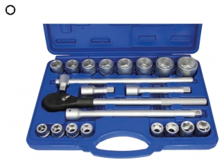 Gola sada 3/4", 6 hrán 19 - 50 mm, 21 dielov, Condor Werkzeug