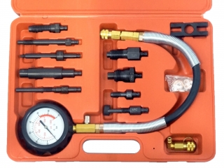 Súprava na testovanie kompresie (kompresmeter) s adaptérmi pre dieselové motory, Welzh