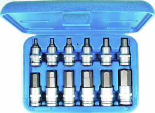 Hlavica zástrčná 1/2", Inbus 5 - 22 mm, sada 12 dielov, Condor Werkzeug