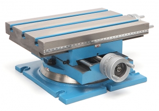 Krížový stôl 330 x 220 mm s otočnou základňou na frézovanie alebo vŕtanie, 33 kg