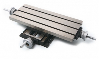 Krížový stôl 600 x 240 mm na frézovanie alebo vŕtanie, 52 kg