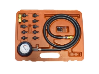 Tester tlaku oleja 0-10 baru, sada 12 dielov, Welzh