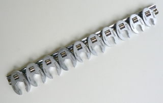 Hlavica 3/8“, kľúč otvorený 6 hrán 10 - 19 mm, súprava 10 dielov, Condor Werkzeug