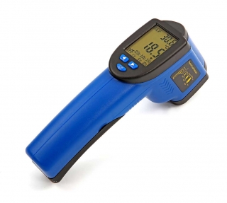 Digitálny bezkontaktný teplomer s infračerveným snímaním, -40 ° C až 220 ° C, ideálny pre hľadanie únikov tepla