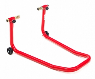 Ručný motocyklový stojan pod predné koleso do paddocku/garáže