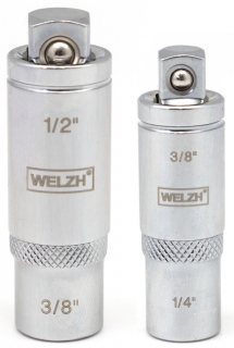 Univerzálne adaptéry 1/4"-3/8" a 3/8"-1/2", sada 2 kusy, Welzh
