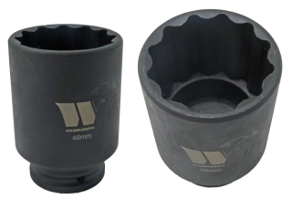 Hlavica nástrčná 1/2", 12 hrán 46 mm, CrMo, Welzh