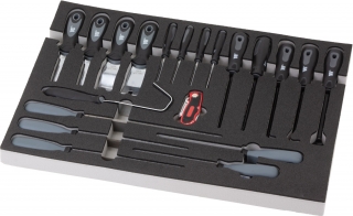 Modul hákov a prípravkov na čalúnenie, sada 20 dielov, Welzh