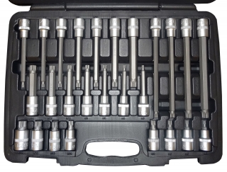 Hlavica zástrčné XZN M5-M16, sada 26 dielov, Welzh