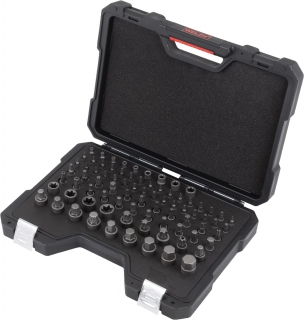 Veľká sada hlavíc 1/4", 3/8" a 1/2", Inbus, Torx, XZN, sada 81 dielov, Welzh