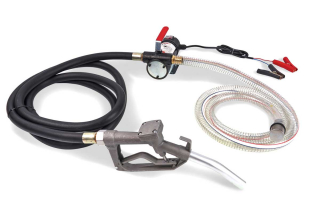 Profesionálne 12 V čerpadlo na naftu a oleje s dávkovacou pištoľou, 175 W, 2700 l/hod.