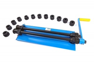 RM 12 - Signovací / lemovací a vrúbkovací stroj, 14 profilových rolien, 20 kg