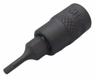 Hlavica zástrčná 1/4", Inbus H2, dĺžka 37 mm, Welzh