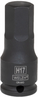 Hlavica zástrčná 3/8", Inbus H12, CrMo, Welzh