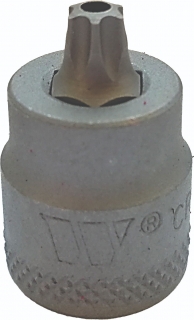 Hlavica zástrčná 3/8", Torx T40H, extra krátka, Welzh