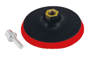 Unášač so suchým zipsom 125 mm, M14 + driek 6 mm, Triumf