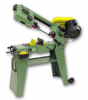 Warco 4 1/2", univerzálna pásová píla na kov s podstavcom, 65 kg