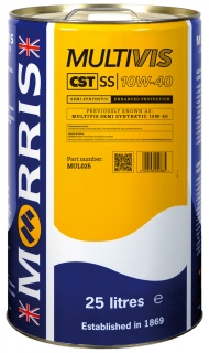 Morris Multivis CST SS 10W-40, polosyntetický motorový olej, 25l