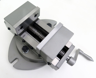 Samostrediaci strojný zverák s odnímateľnou otočnou základňou čeľuste 100mm, Warco