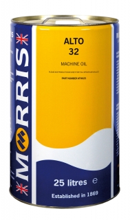 Morris Alto 32 Machine Oil, olej pre ložiská, prevody a centrálne mazanie strojov, 25l