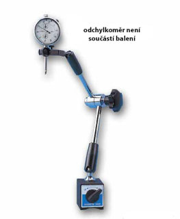 Stojanček magnetický centrálne nastaviteľný, držiak pre odchýlkomer 370 mm, Warco