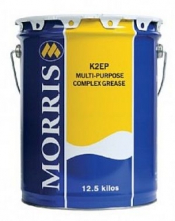 Morris K2EP Longlife Grease, plastické mazivo pre vysokú záťaž s predĺženou životnosťou, vazelína, 12,5kg